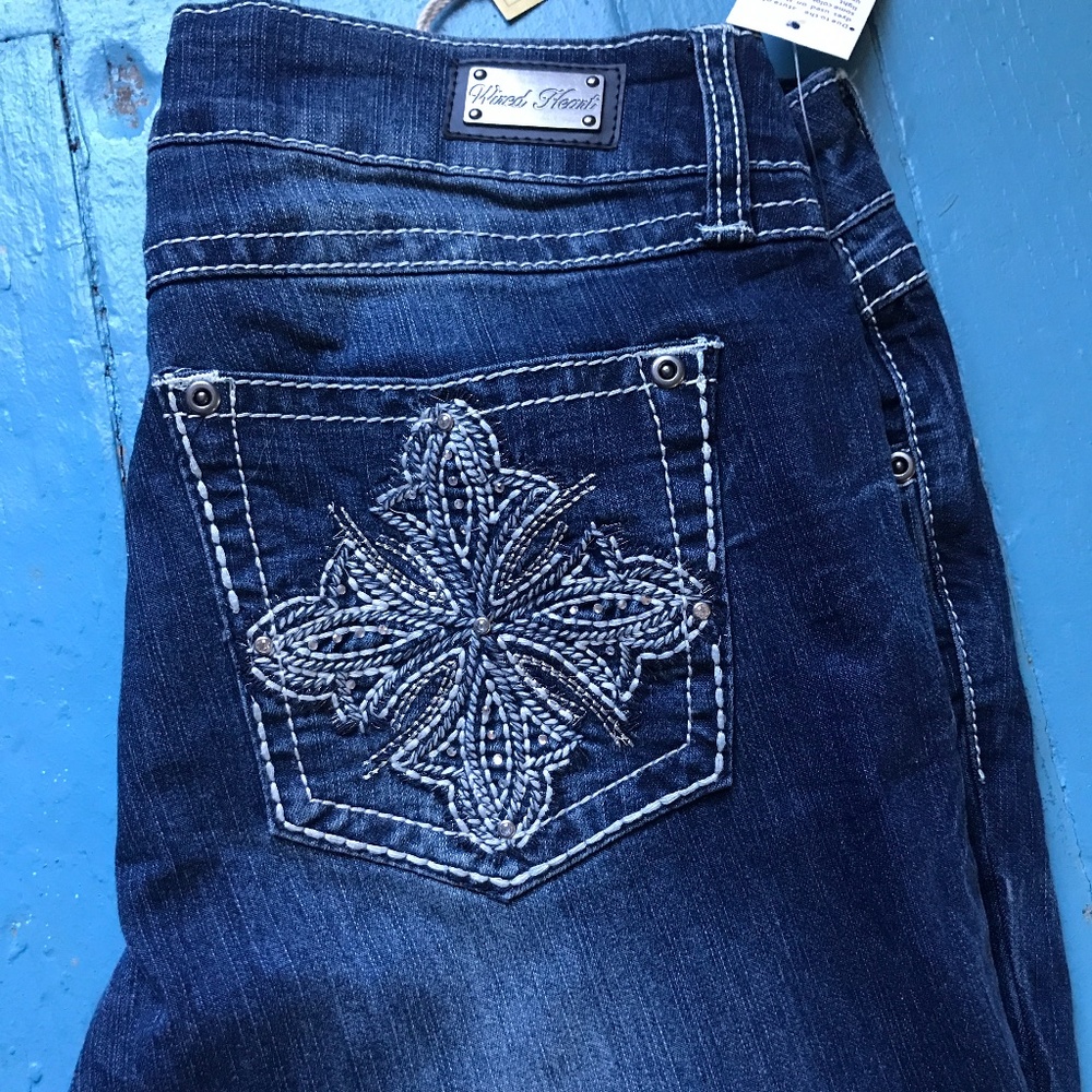 WIRED HEART Western Bootcut Jeans!!